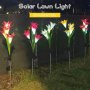 Соларна лампа цвете Лилия Solar Light Flower, снимка 9