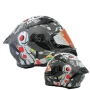 Каска за мотор, Мото шлем, очила и визьор, 4 размера, Сив мат, снимка 1