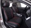 К-т Черна Текстилна Тапицерия(Калъфи за Седалки) Подходящ за всички автомобили, снимка 4