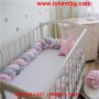 Плетен обиколник за бебешко легло, кошара, детско креватче - 3 метра - код 2487, снимка 3