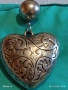 СРЕБРИСТ МЕДАЛЬОН СЪРЦЕ ❤️ с ФЛОРАЛНИ ОРНАМЕНТИ 52023, снимка 3