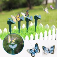 364 Градинска соларна летяща пеперуда декорация за градина балкон, снимка 1 - Градински мебели, декорация  - 21474438