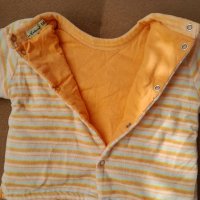 Оранжево бебешко яке размер 6 месеца, снимка 4 - Бебешки якета и елеци - 43058505