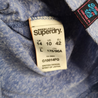 Намалена! Оригинална дамска маркова тениска Superdry vintage logo, L-XL, 42, снимка 11 - Тениски - 36506972