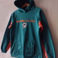 NFL Miami Dolphins - спортно горнище суичър с качулка, снимка 3 - Спортни дрехи, екипи - 43352542