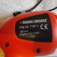 Нов 18 Волта-Английски-Фенер-Прожектор-Комплект-Black Decker FSL18-Made in England, снимка 7 - Други инструменти - 35639713