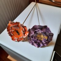 Керамични цветя за саксия, снимка 9 - Изкуствени цветя - 43991127