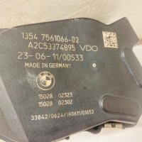 Дроселова клапа за BMW БМВ 3 серия E90 Е91 Е92 318i 2.0 N43B20A 7561066-02 2011, снимка 2 - Части - 43512638