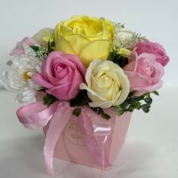 Букет с ароматни сапунени рози, снимка 4 - Подаръци за жени - 44036613