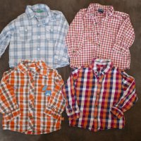 Интересни ризи за момче 80 см и 86 см Benetton и др., снимка 1 - Бебешки блузки - 35328084