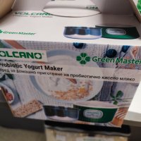 Уред за домашно приготвяне на кисело мляко - Volcano Probiotic Yogurtmaker, снимка 2 - Други - 35866530