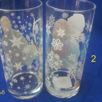 Чаши Леденото кралство, Замръзналото кралство стъклени, снимка 3 - Колекции - 32811577