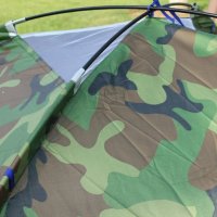 Камуфлажна палатка за къмпинг (200x200x130cm) - 4 човека, снимка 3 - Палатки - 33241977