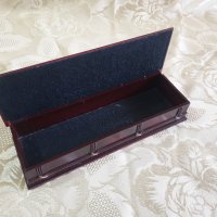 Изящна  кутия/моливник, снимка 5 - Антикварни и старинни предмети - 44115714