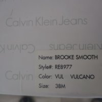 Нови ботуши естествена кожа Calvin Klein , снимка 4 - Дамски ботуши - 43215322
