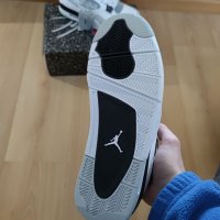 Nike Air Jordan Retro 4 Military Black White Размер 44 Номер 28см Мъжки Обувки Кецове Маратонки, снимка 9 - Маратонки - 39424027
