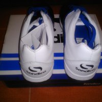 Кожени маратонки в черен,бял и син цвят " Sondico ",внос от   Англия-идеални за всекидневна употреба, снимка 5 - Маратонки - 26885703