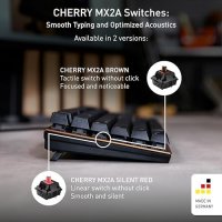 Нова Професионална CHERRY MX2A BROWN Клавиатура, Издръжлива, Тиха, снимка 2 - Други - 43666793