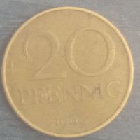20 пфенинга (1969), снимка 1 - Нумизматика и бонистика - 38158098