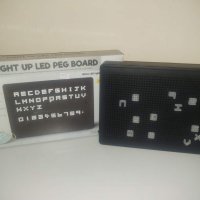 СВЕТЕЩА LED PEG ДЪСКА ЗА ПИСМА - 29,5 X 21 X 4 СМ, снимка 2 - Други - 43684325