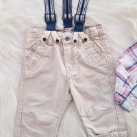 Риза и панталон за бебе 3-6 месеца, снимка 4 - Комплекти за бебе - 43551402