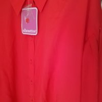 интересна червена риза, снимка 7 - Ризи - 19779087