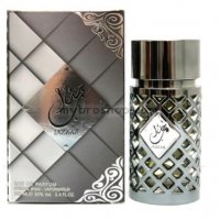 Луксозен aрабски парфюм Ard Al Zaafaran Jazzab Silver 100 мл  бял мускус, ванилия, роза, кехлибар и , снимка 3 - Мъжки парфюми - 39335533