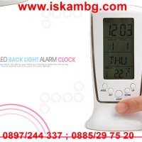 Настолен LED часовник с термометър - 510, снимка 12 - Други стоки за дома - 26981847
