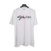 Тениска Givenchy Embroidered White XL 2XL, снимка 2 - Тениски - 34941994