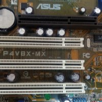 Дънна платка ASUS P4V8X-MX + CPU+ Охладител Socket 478, снимка 2 - Дънни платки - 33339197