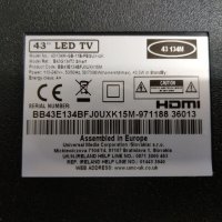 T-Con - 6870C-0532A TV Blaupunkt BB43E134BF, снимка 4 - Части и Платки - 28444887