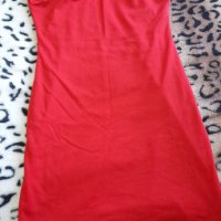 Червена рокля размер L/XL, снимка 3 - Рокли - 40293499