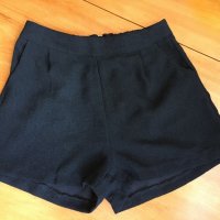 Къси панталонки черни, снимка 1 - Къси панталони и бермуди - 33611669