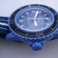Мъжки автоматичен кварцов часовник BLANCPAIN Х SWATCH, снимка 3 - Мъжки - 43426209