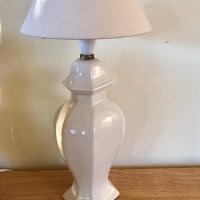 Английска порцеланова настолна лампа, 50 см, снимка 3 - Декорация за дома - 43928578