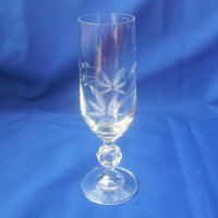 Комплект ретро чаши за вино, шампанско, столче, ръчна гравюра, снимка 4 - Колекции - 33411384