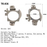  Лед адаптер ТК-102/ H7 LED основа за държач на фарове за Benz, Renault, Ford- 2БР., снимка 1 - Аксесоари и консумативи - 40154201