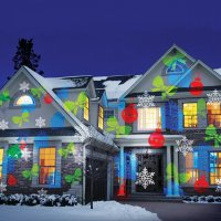 Страхотен Коледен прожектор за къща с 12 форми, снимка 3 - Прожектори - 38929699