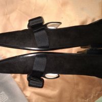 Дамски елегантни оригинални  обувки Prada Women's Black Loafer 100 % кожа , снимка 16 - Дамски обувки на ток - 18714675