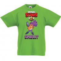 Детска тениска Shelly Brawl Stars, снимка 3 - Детски тениски и потници - 32928580