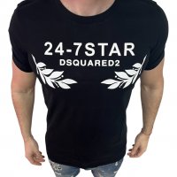 Мъжка тениска Dsquared 24-7 Star !!!, снимка 1 - Тениски - 40059789