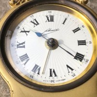 стар малък настолен часовник с латерна "Schmid" - WEST GERMANY , снимка 7 - Антикварни и старинни предмети - 40365309