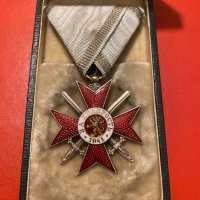 Български царски кръст орден за храброст 1941 г. Борис III, снимка 3 - Антикварни и старинни предмети - 42818443