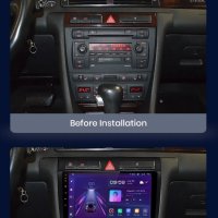 Мултимедия, Двоен дин, за Audi A6, Андроид, 9", кола, 2 Дин, навигация за Ауди А6 плеър с Android A6, снимка 2 - Аксесоари и консумативи - 40633991