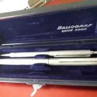 Метални писалка с мастило и тънкописец молив BALLOGRAF Serie 2000 в комплект с кутия , снимка 2 - Антикварни и старинни предмети - 32693381
