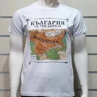 Нова мъжка тениска с дигитален печат България на три морета, снимка 6 - Тениски - 28215877