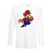Мъжка тениска Mario Zombie 4 Игра,Изненада,Подарък,Празник,Повод, снимка 4 - Тениски - 37237685