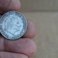 Монета 1 Гулден Холандия 1956г, снимка 4 - Нумизматика и бонистика - 37381486