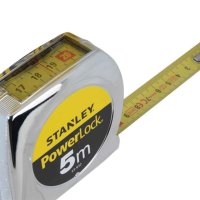 ролетка с прозорец за вътрешни измервания нова Stanley - 0-33-932 PowerLock - 5m x 19mm, снимка 2 - Други инструменти - 40533798
