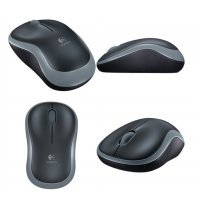 Мишка Безжична Logitech M185 Swift Grey Mini 1000dpi Сива Wireless Optical Mouse, снимка 4 - Клавиатури и мишки - 11412991